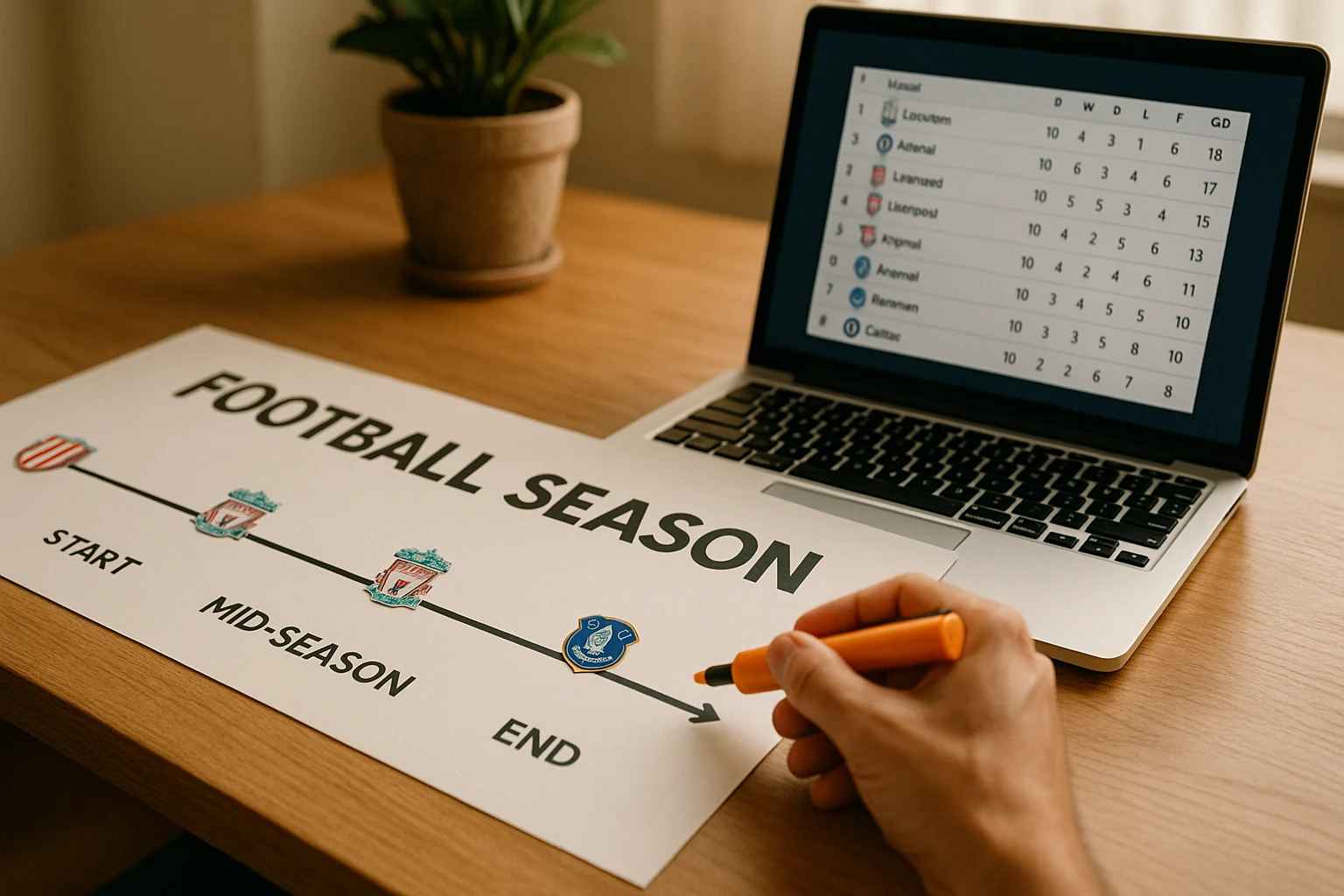 Apostas de longo prazo em futebol com visão estratégica da temporada
